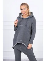 Sada model 18742594 kalhot v grafitové barvě - K-Fashion Sada model 18742594 kalhot v grafitové barvě - K-Fashion