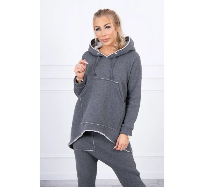 Sada model 18742594 kalhot v grafitové barvě - K-Fashion Sada model 18742594 kalhot v grafitové barvě - K-Fashion