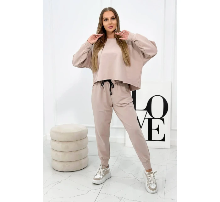 Set 2dielna mikina + nohavice béžový Set 2dielna mikina + nohavice béžový