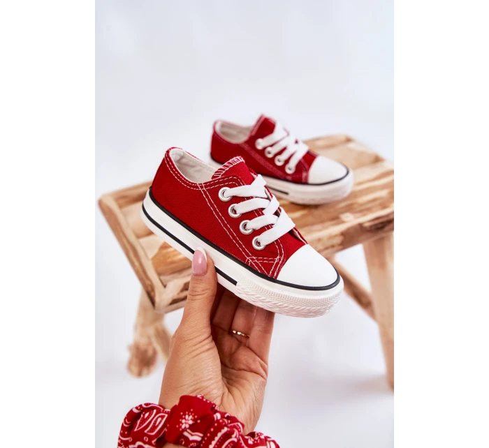 Dziecięce Trampki Klasyczne Czerwone Filemon Dziecięce Trampki Klasyczne Czerwone Filemon