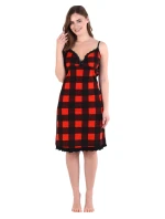 Dámska košieľka 01/067 červená - Karol Dámska košieľka 01/067 červená - Karol