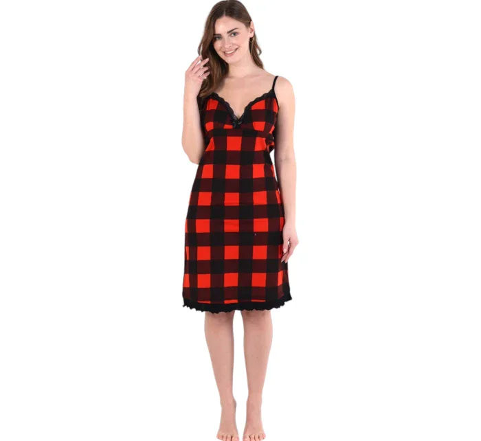 Dámska košieľka 01/067 červená - Karol Dámska košieľka 01/067 červená - Karol