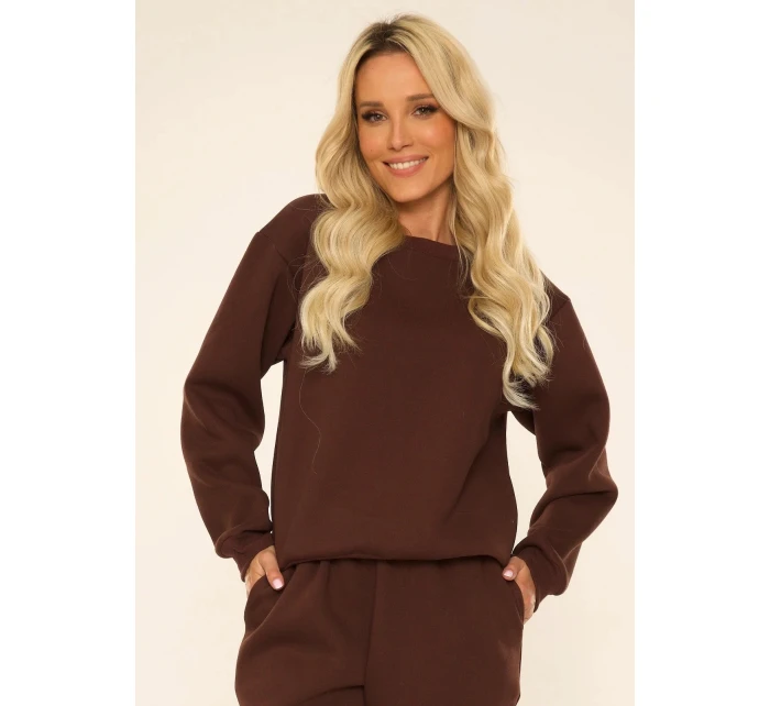 Dámske tepláky 812 Indigo Dark brown chocolate - De Lafense