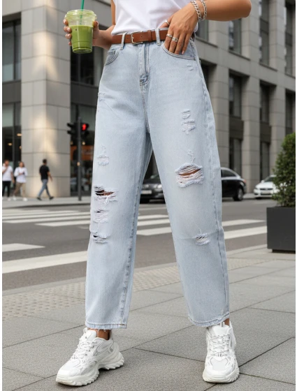 Jeansy damskie z  model 22015389 - FashionStreet