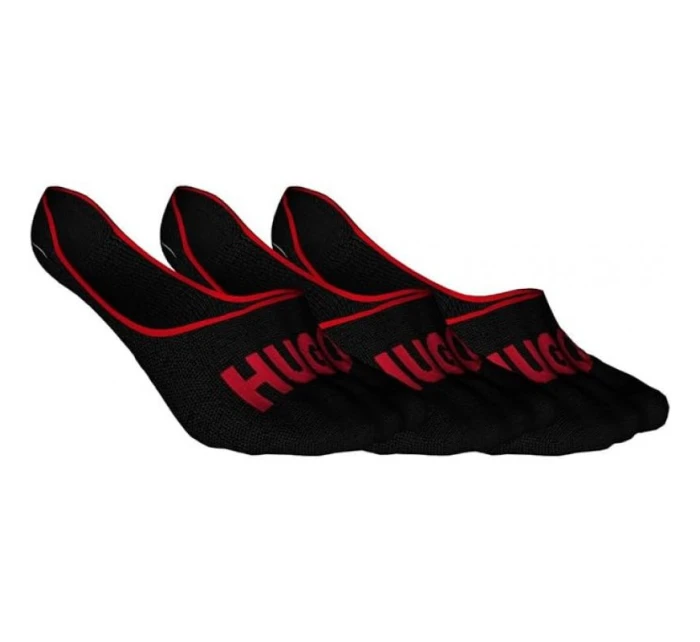 3 NERO černé pánské ponožky model 21955332 - Hugo 3 NERO černé pánské ponožky model 21955332 - Hugo