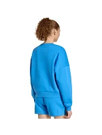 Dámska mikina adidas Essentials Small Logo Feelcozy modrá KC5280