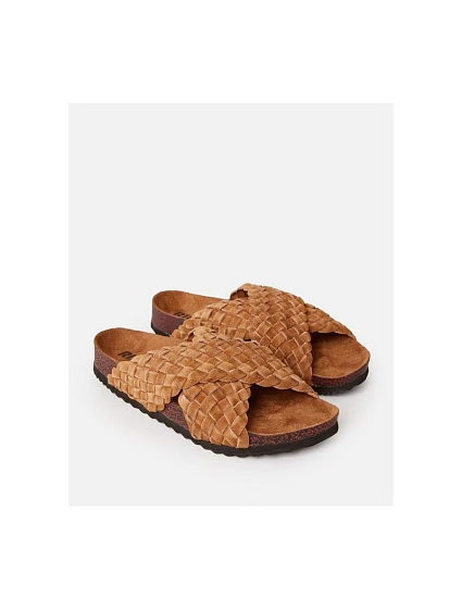 Plážové šľapky RIP CURL Cayen Bloom Open Toe, tyrkysové