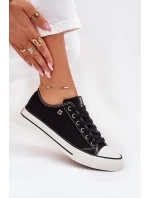 Dámské Nízké Tenisky Big Star model 21705361 Černé - Big Star Shoes Dámské Nízké Tenisky Big Star model 21705361 Černé - Big Star Shoes