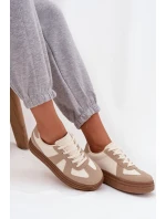 Dámské tenisky na platformě tmavě béžové Dovina Dámské tenisky na platformě tmavě béžové Dovina