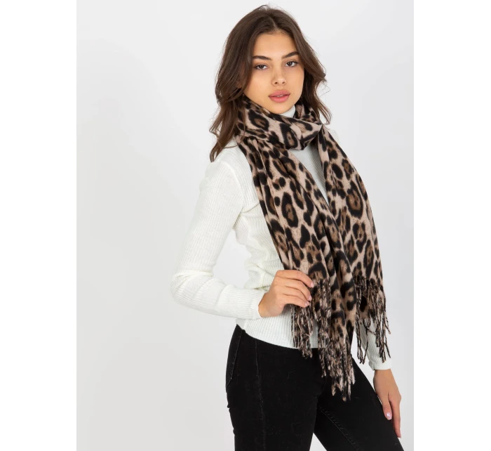 Šál AT SZ 1 892.39P čierna a béžová Šál AT SZ 1 892.39P čierna a béžová