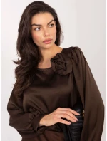 Bluzka MI BZ model 21795561 ciemny brązowy - FPrice