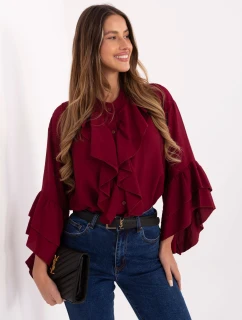 Koszula MI KS model 21717744 bordowy - FPrice