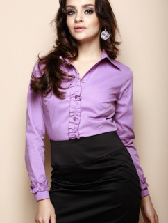 Košile Ofelia  fialová  model 18488138 - Figl