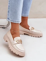 Dámske mokasíny CM09P / 206807 Light beige - Seastar