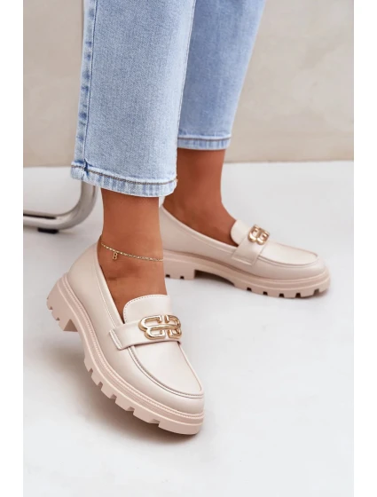 Dámske mokasíny CM09P / 206807 Light beige - Seastar