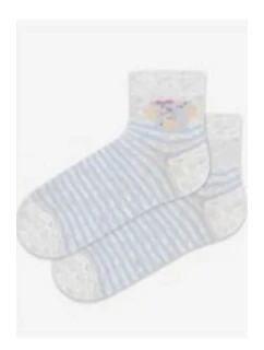 TENKÉ FAREBNÉ PONOŽKY 2-6 ROČNÉ DIEVČATÁ 21-23 CM