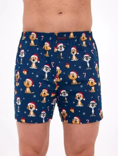 Boxerky Cornette 016/20 Psi Christmas 3-5XL