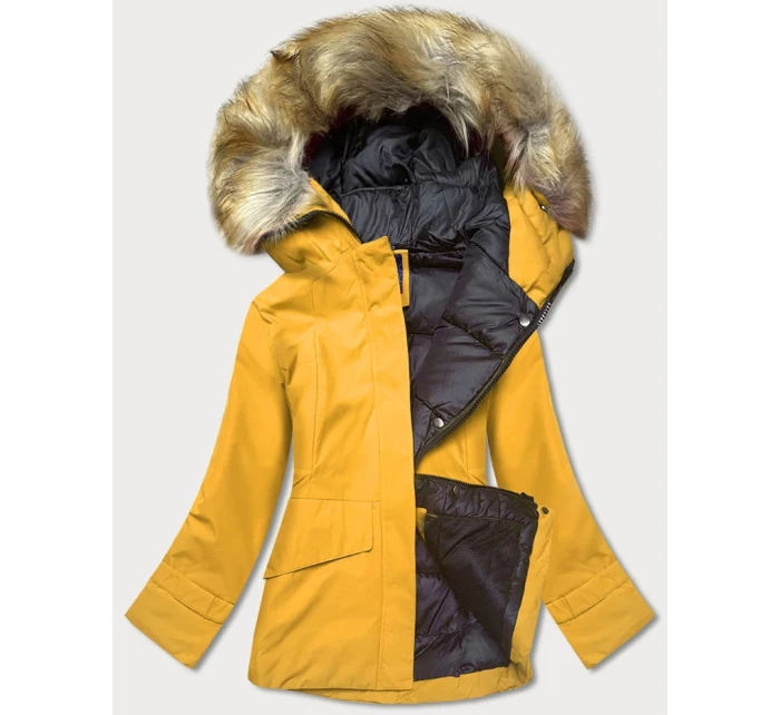 ZIMOWA KURTKA DAMSKA Z KAPTUREM model 21242576 - Ann Gissy
