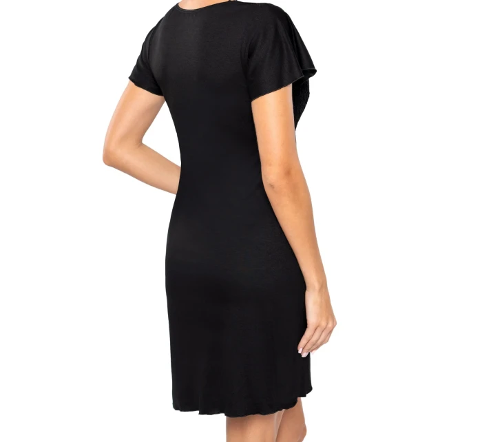 Dámska nočná košeľa Luiza čierna - Donna