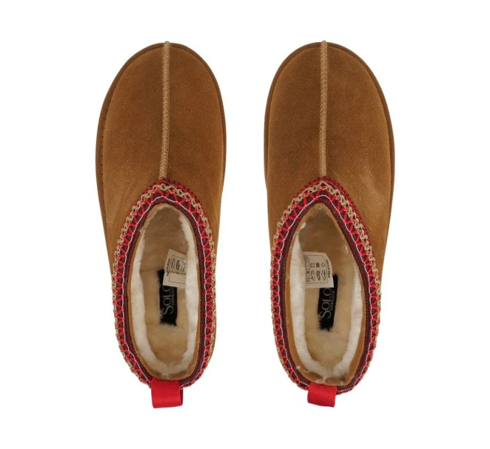 Dámské kožené boty Solo   Platform light brown 51 dámské model 21727100 - Solo Soprani