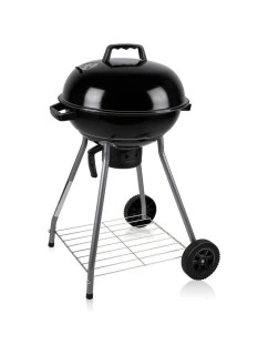 GUĽOVÝ ZÁHRADNÝ GRIL REX STEEL 46CM S POPOLNÍKOM