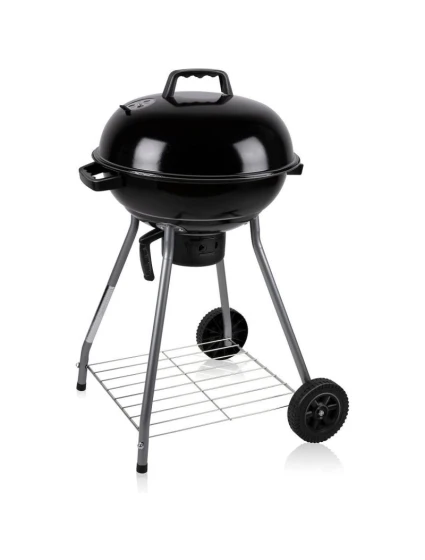 GUĽOVÝ ZÁHRADNÝ GRIL REX STEEL 46CM S POPOLNÍKOM