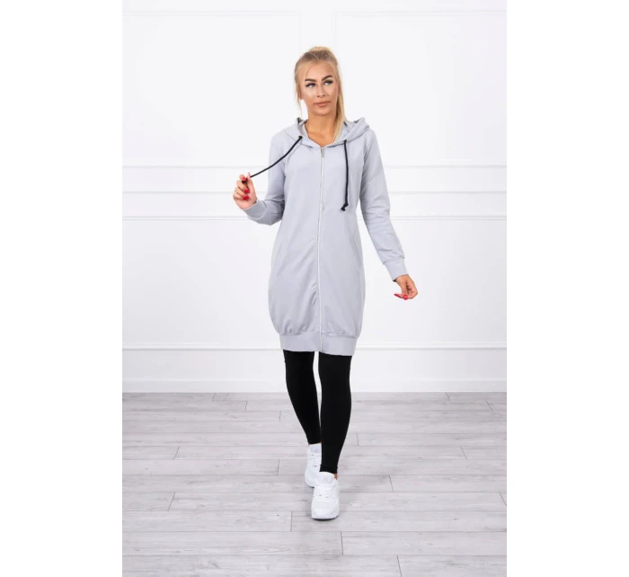 Mikina s kapucňou šedá Mikina s kapucňou šedá