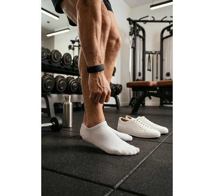 Pánské Kotníkové Ponožky ULTRA Tenké Bílé Pánské Kotníkové Ponožky ULTRA Tenké Bílé