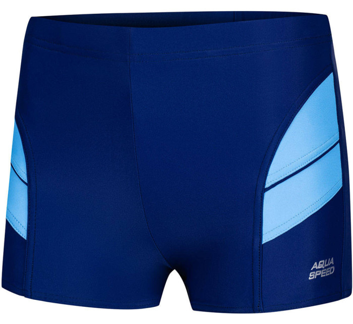 AQUA SPEED Plavecké šortky Andy Blue Blue/Blue Pattern 12