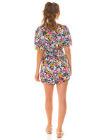 Sexy Summer Playsuit short sleeve with detail to tie