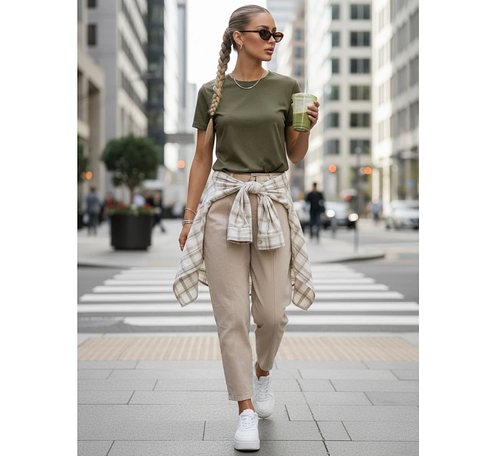 MAYLA II dámské tričko olivové Dstreet model 21978682 - FashionStreet