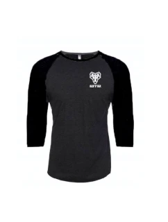 WTB Tričko RAGLAN 3/4 rukáv šedá čierna M