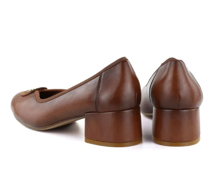 Dámske hnedé lodičky Potocki SZ12788 Dámske hnedé lodičky Potocki SZ12788