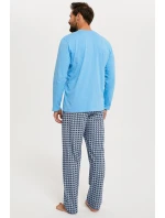 Talianska móda Jaromir long length sp. farba:modrá/print Talianska móda Jaromir long length sp. farba:modrá/print