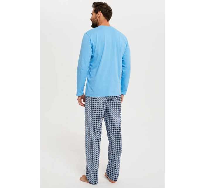 Talianska móda Jaromir long length sp. farba:modrá/print Talianska móda Jaromir long length sp. farba:modrá/print