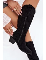 Dámské kovbojky model 21848639 – černé - Kesi