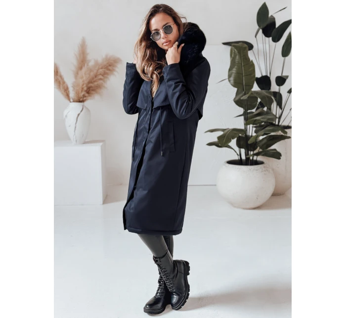 Dámská zimní bunda parka navy blue Dstreet model 21971767 - FashionStreet
