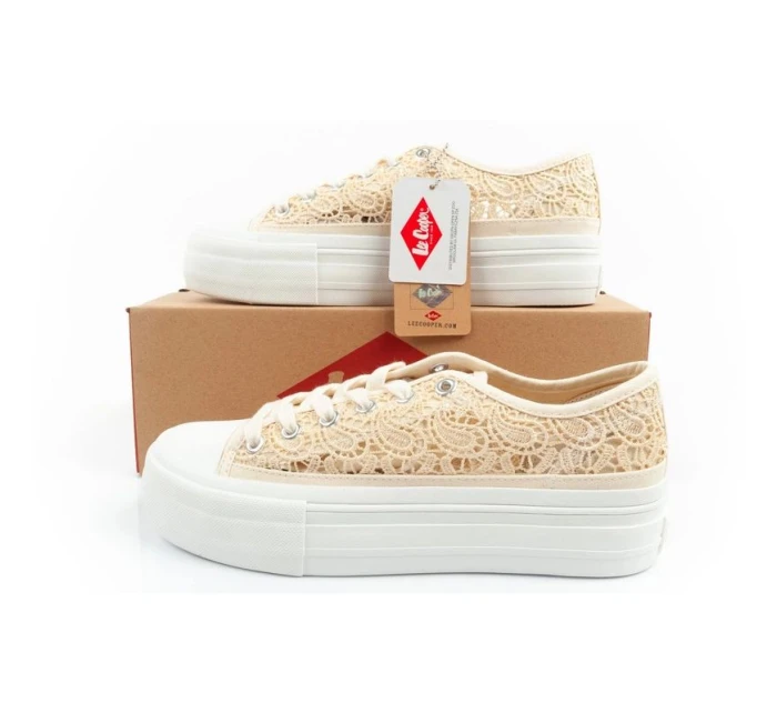buty sportowe damskie  platforma dámské model 21360858 - Lee Cooper