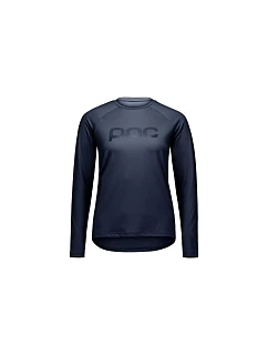 Cyklistické tričko POC W's Reform Enduro Jersey, tmavomodré, dámske