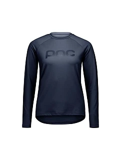 Cyklistické tričko POC W's Reform Enduro Jersey, tmavomodré, dámske