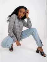 Dámska košeľa LK-KS-508770.49P-sivá Dámska košeľa LK-KS-508770.49P-sivá