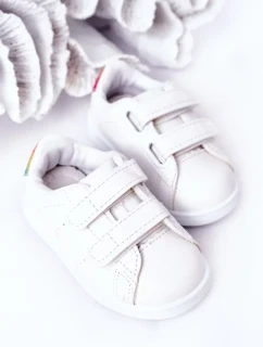 Detské tenisky na suchý zips White-Spirit Cute Girl