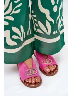 Sandále na remienkoch A8228 pink - Yolera