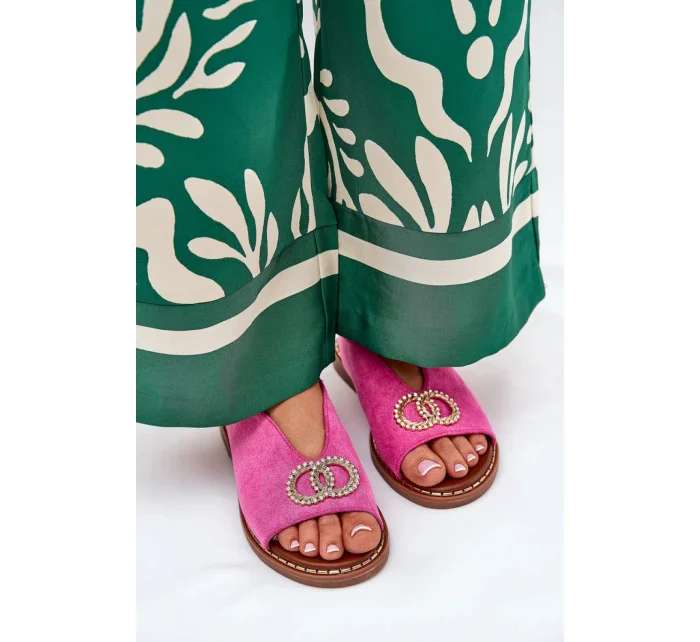 Sandále na remienkoch A8228 pink - Yolera