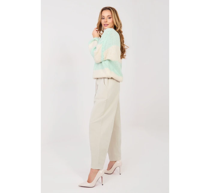 Šnúrové nohavice model 224386 Taliansko Moda