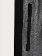 Tmavosivé pánske športové kraťasy (8K281-5)