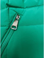 Zelená péřová dámská zimní bunda model 21246019 - LHD
