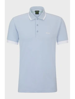 Pánska modrá polokošeľa BOSS Paddy 1 Bright Purple regular fit (50512995-527)