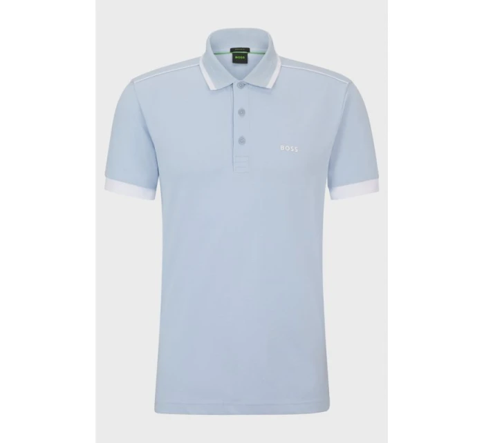 Pánska modrá polokošeľa BOSS Paddy 1 Bright Purple regular fit (50512995-527)