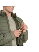 Pánska páperová bunda 4F M597 khaki 4FWAW25TDJAM597 43S pánska